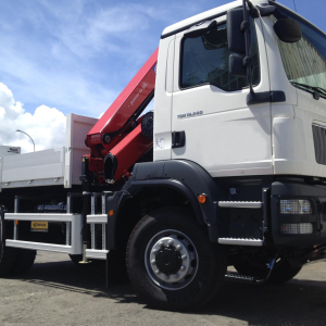 CAMION PLATEAU GRUE